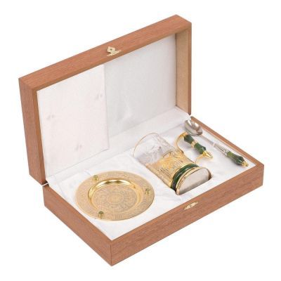 Чайный набор камень нефрит