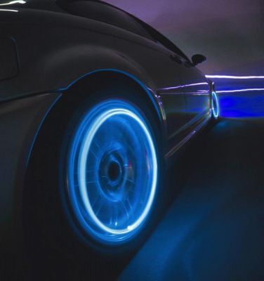 Светящийся колпачок на ниппель (1шт) высота 5,5см