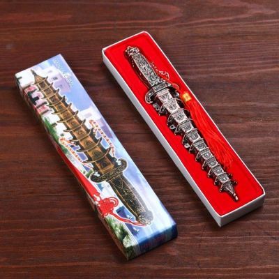 Кортик пагода медь, металл, пластик, 24 см