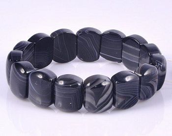 Браслет Агат "Лилу" арт. бНАГ-3(16-12)-16-3