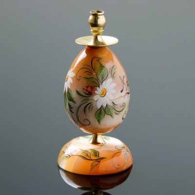 Подсвечник «Церковное яйцо», 6×12 см, селенит