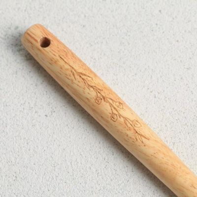 Силиконовая лопатка «Вкус счастья», 11,1 × 30 см