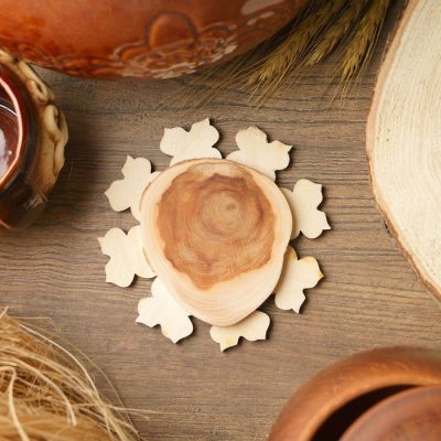 Подставка под горячее «Сова», D=11 см, можжевельник