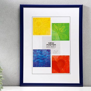 Фоторамка дерево Poster 30х40 см синий