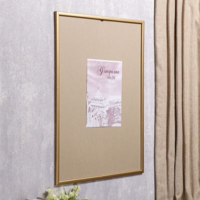 Фоторамка сосна с19 50х70 см (золото)
