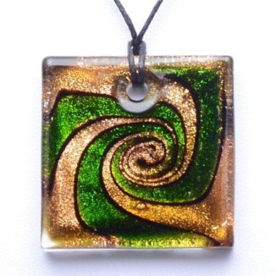 Подвеска Муранское стекло "Лурдас" арт.пМСТ-1501