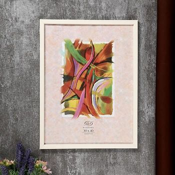 Фоторамка из пластика Молоко 181 30х40 14мм/ прямой(24)