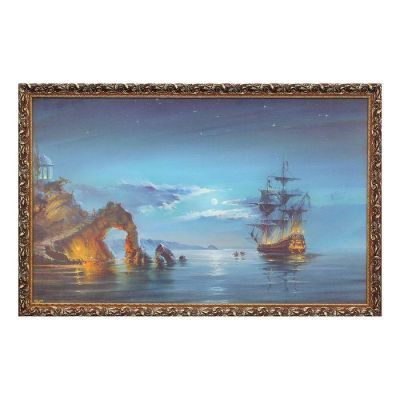 Картина "Фрегат" 67х107см