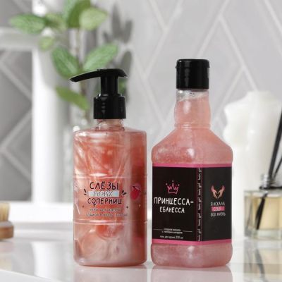 Набор «Королева всего» гель для душа 250 мл, пена для ванны бочка 300 мл