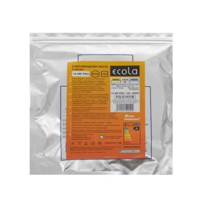 Светодиодная лента Ecola PRO 3 м, IP20, SMD5050, 60 LED/м, 14.4 Вт/м, 12 В, 4200К
