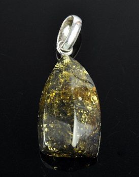 Кулон Янтарь "Золотой дождь" арт.ЯК-528