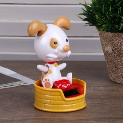 Маятник пластик от солнечной батареи "Пятнистый щенок" 9х5,8х5,8 см