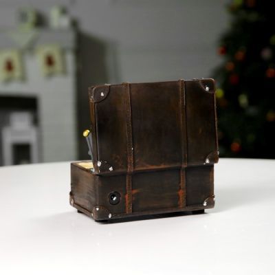 Светодиодная фигура «Новогодняя ночь» 15.5 × 16 × 13 см, полистоун, батарейки ААх3 (не в комплекте), USB, свечение мульти