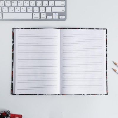 Канцелярский набор ежедневник, планинг, блок бумаг и ручка "23 февраля шрифтовуха"