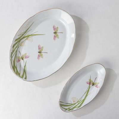 Сервиз столовый «Стрекоза», 37 предметов, 2 вида тарелок