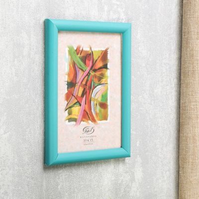 Фоторамка "Бирюзовая" пластик 10х15 см