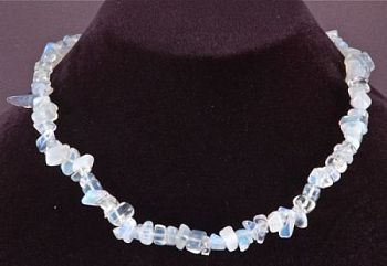 Бусы Лунный Камень "Забава" арт.НЛК-75-45-1