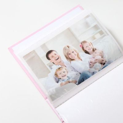 Фотоальбом "Бутон и бабочки"на 100 фото 10х15 см, 12,5х5х16,5 см, ПП карм.