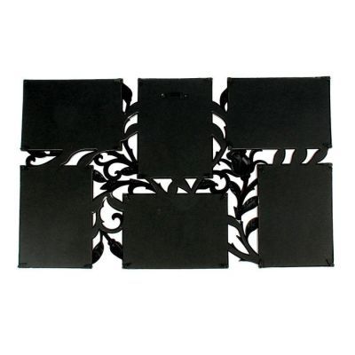 Фоторамка "Бутон" на 6 фото 10х15 см, серебристая