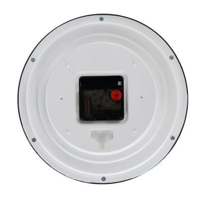 Часы настенные круглые "Футболисту", обод чёрный, 22х22 см