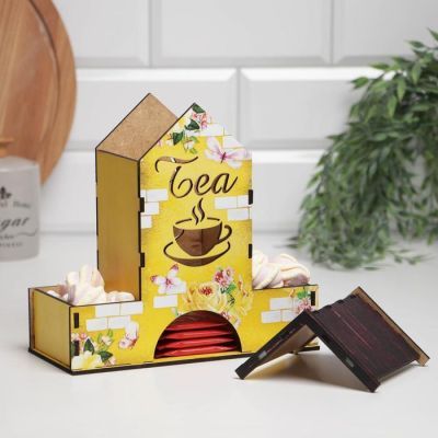 Чайный домик «Розы», 20,6 х 8,6 х 20,6 см