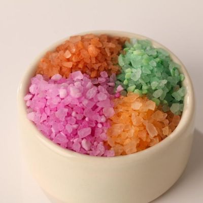 Набор солей для ванны «8 марта» 4 шт х 150 г, ваниль