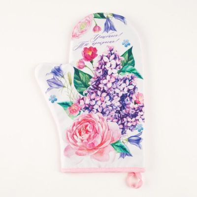 Кух.набор "Улыбнись",варежка-прихватка 20х28см, лопатка деревян.