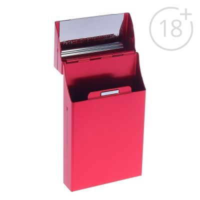 Портсигар "Элеганс" для тонких сигарет, микс, 10.6х6 см