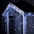 Гирлянда «Бахрома» 3 × 0.9 м, IP44, УМС, тёмная нить, 232 LED, свечение белое, 220 В