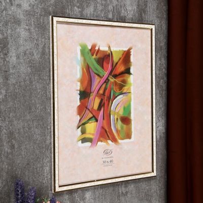 Фоторамка из пластика Медальон 321 30х40 14мм/ фигурный(24)