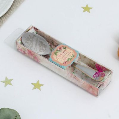 Ложка с гравировкой чайная "Светлана" в подарочной коробке