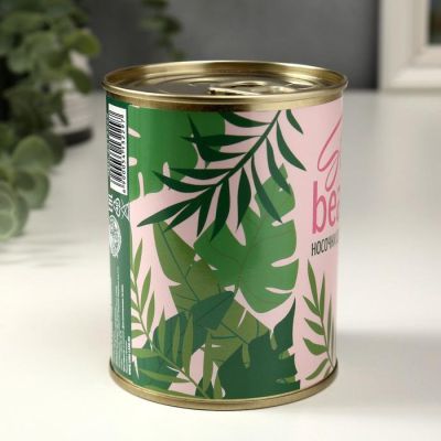 Носки в банке "Stay beautiful" (женские, цвет микс)