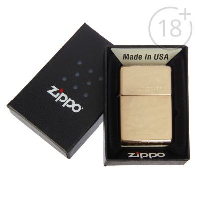 Зажигалка ZIPPO 254 Classic с покрытием High Polish Brass