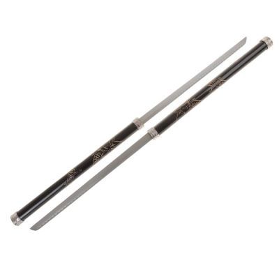 Сув. изделие катаны 2в1, ножны дерево, дракон черные 2стороны 103см