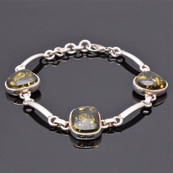 Браслет Янтарь "Осеннее танго" арт.ЯК-1382