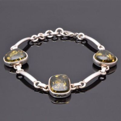 Браслет Янтарь "Осеннее танго" арт.ЯК-1382