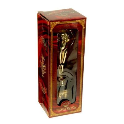 Оскар на пластиковой подставке "Золотой учитель" (h=20 см)