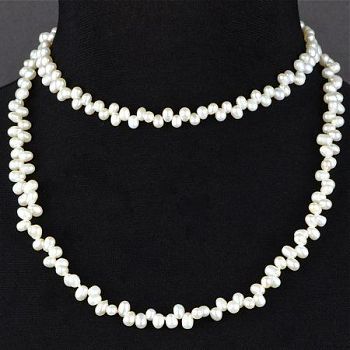 Бусы Жемчуг "Облепиха" арт.П3395