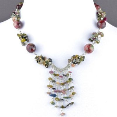 Колье Турмалин "Рассвет" арт.П3468