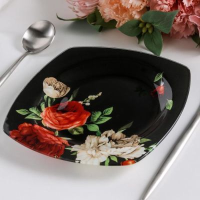 Тарелка "Пионы", 20 см