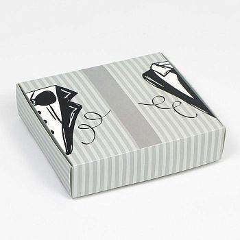 Коробка самосборная "Самому любимому", 20 х 18 х 5 см,