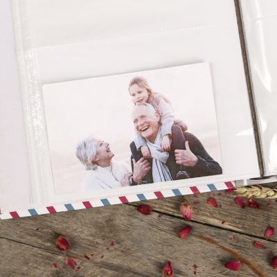 Фотоальбом на 200 фото 13х18 см "Ретро" в коробке МИКС 29,5х23х5,5 см