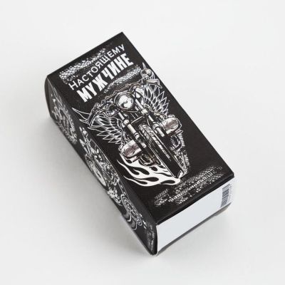 Полотенце в махровое "Настоящему мужчине" 30х30 см, 100 хл 340г/м2