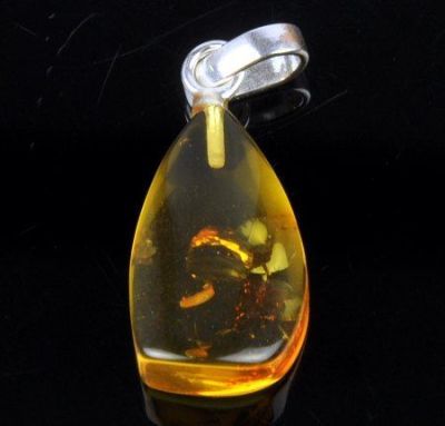 Кулон Янтарь "Золотой дождь" арт.ЯК-040