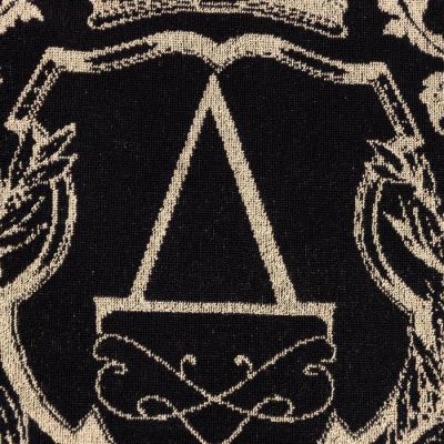 Полотенце именное махровое Этель "Денис" чёрный, 50х90см, 100% хлопок, 420гр/м2