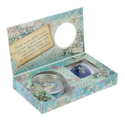 Жемчужина желаний "От всей души": цепочка 45 см + кулон "Капелька"