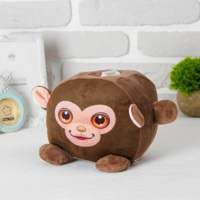 Игрушка-копилка «Обезьянка», звуковая, с подсветкой