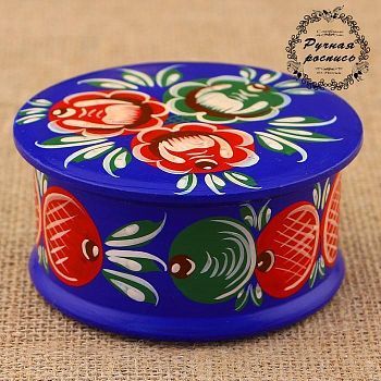 Шкатулка 9,5х4,5 см, городецкая роспись