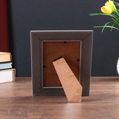 Фоторамка пластик 10х15 см "Изобилие" белая с золотом 22х17 см