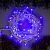 Гирлянда «Нить» 10 м, IP44, УМС, белая нить, 100 LED, свечение синее, 220 В